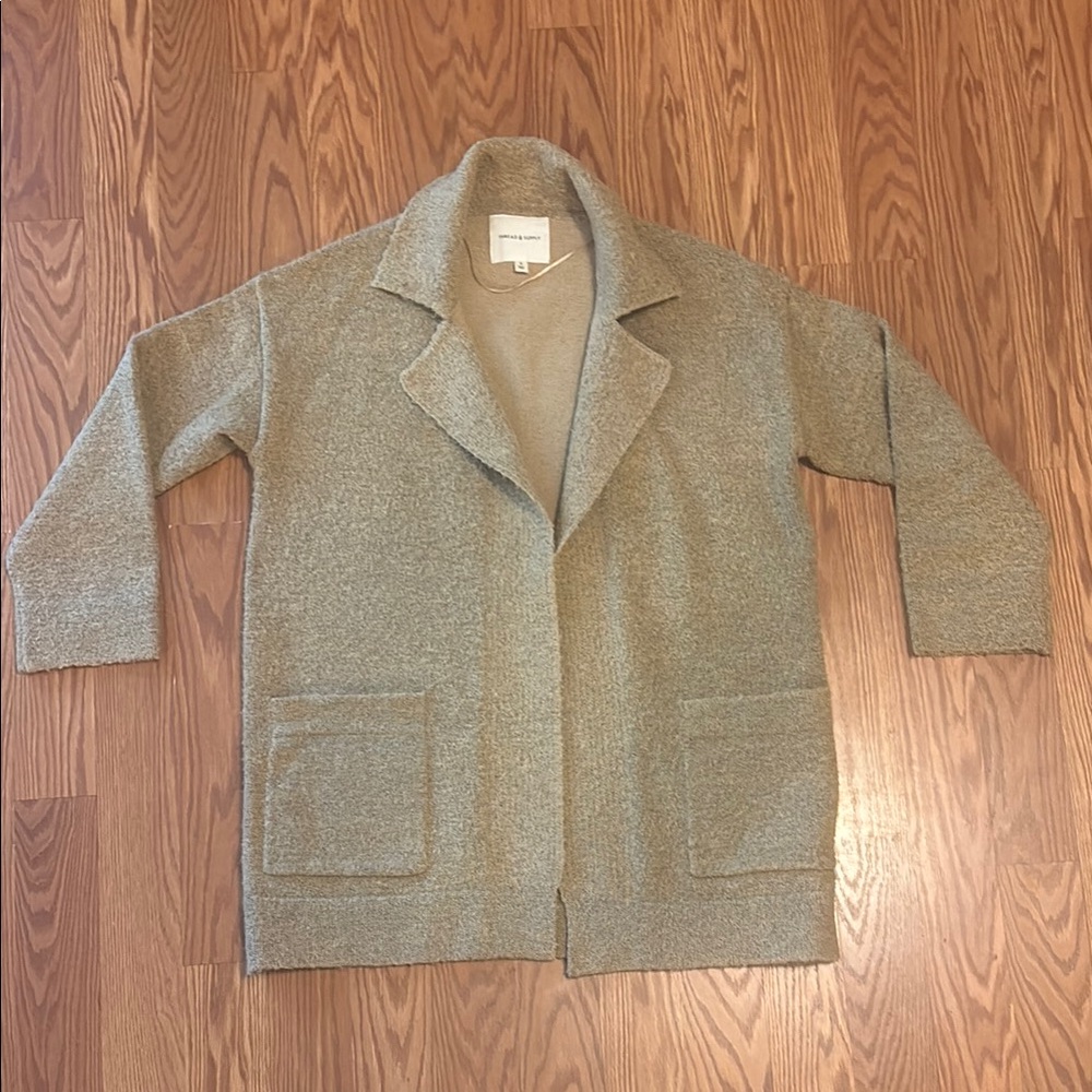 Thread & Supply Tan Cardigan - Small